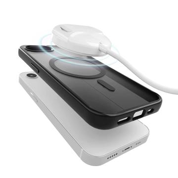 iPhone 16e/17e Puro Gradient Hybrid Cover - MagSafe-kompatibelt - Sort