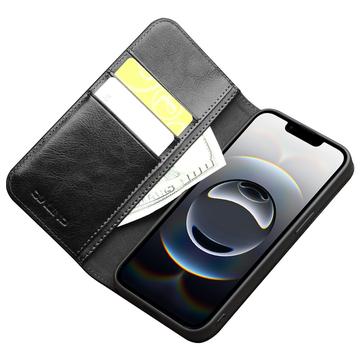iPhone 16e/17e Qialino Classic Læderpung - Sort