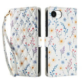 iPhone 16e/17e Rhombisk Blomsterpung - farverige blomster