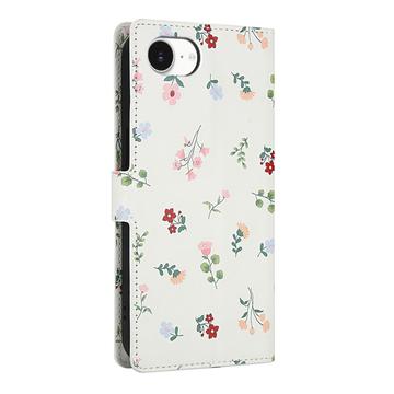 iPhone 16e/17e Rhombisk Blomsterpung - Roser