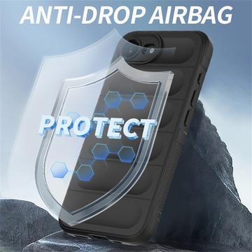 iPhone 16e/17e Rugged TPU Cover - Sort