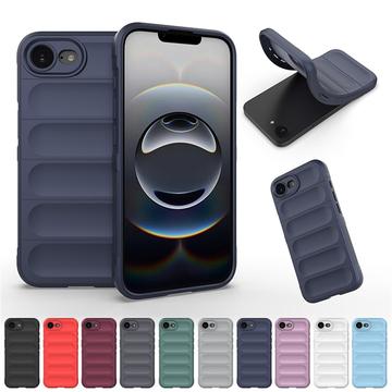 iPhone 16e/17e Rugged TPU Cover - Lysegrå
