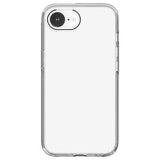 iPhone 16e/17e Ridsefast Hybrid Cover - Gennemsigtig
