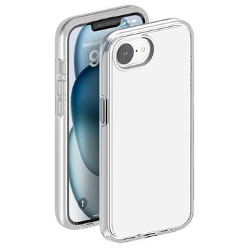 iPhone 16e/17e Ridsefast Hybrid Cover - Gennemsigtig