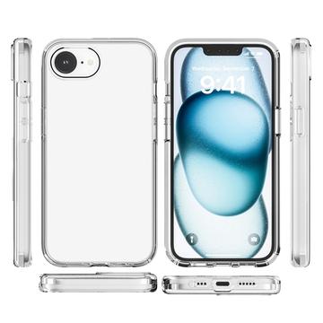 iPhone 16e/17e Ridsefast Hybrid Cover - Gennemsigtig