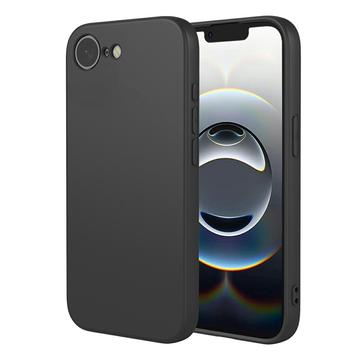 iPhone 16e/17e Stødsikkert Silikone Cover - sort