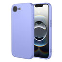 iPhone 16e/17e Stødsikkert Silikone Cover - lilla