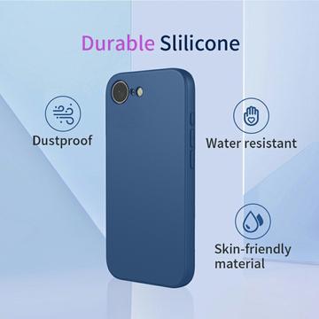 iPhone 16e/17e Stødsikkert Silikone Cover - lilla