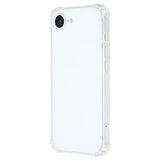 iPhone 16e/17e Stødtæt TPU Cover - Gennemsigtig