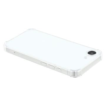 iPhone 16e/17e Stødtæt TPU Cover - Gennemsigtig