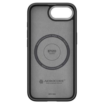 iPhone 16e/17e Spigen Enzo Aramid Mag Cover - MagSafe-kompatibel - Sort / Naturlig