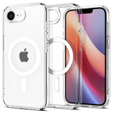 iPhone 16e/17e Spigen Ultra Hybrid Mag Cover - Hvid / Klar