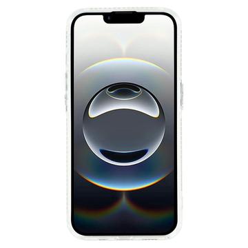 iPhone 16e/17e Spring Galvaniseret IMD Hybrid Cover med kamerabeskyttelse - Grønne blomster