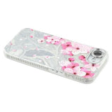 iPhone 16e/17e Spring Galvaniseret IMD Hybrid Cover med kamerabeskyttelse - Lyserøde blomster