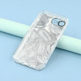 iPhone 16e/17e Spring Galvaniseret IMD Hybrid Cover med kamerabeskyttelse - Lyserøde blomster