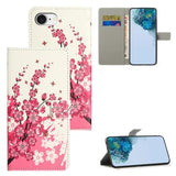 iPhone 16e/17e Style Series Pung Taske - Pink Blomster