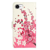 iPhone 16e/17e Style Series Pung Taske - Pink Blomster