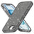 iPhone 16e/17e Stylish Glitter Series Hybrid Cover - Sort