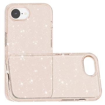 iPhone 16e/17e Stylish Glitter Series Hybrid Cover - Guld