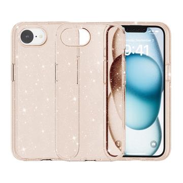 iPhone 16e/17e Stylish Glitter Series Hybrid Cover - Guld