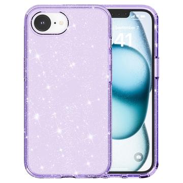 iPhone 16e/17e Stylish Glitter Series Hybrid Cover - Lilla