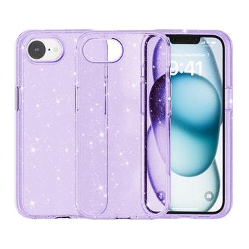 iPhone 16e/17e Stylish Glitter Series Hybrid Cover - Lilla