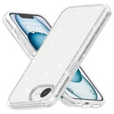 iPhone 16e/17e Stylish Glitter Series Hybrid Cover - Hvid