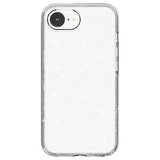 iPhone 16e/17e Stylish Glitter Series Hybrid Cover - Hvid