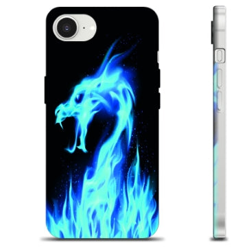 iPhone 16e TPU Cover - Blå Ild Drage