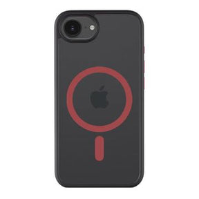 iPhone 16e/17e Tactical MagForce Hyperstealth 2.0 MagSafe Cover - Sort / Rød