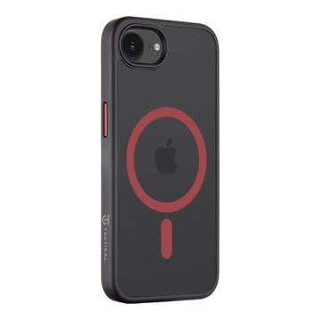 iPhone 16e/17e Tactical MagForce Hyperstealth 2.0 MagSafe Cover - Sort / Rød