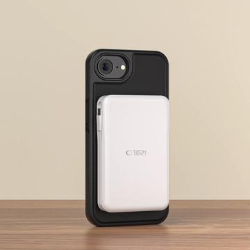 iPhone 16e/17e Tech-Protect 2-i-1 pungetui - Magsafe-kompatibel - sort