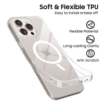 iPhone 16e/17e Tech-Protect FlexAir MagSafe TPU Cover - Klar