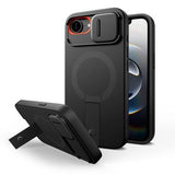 iPhone 16e/17e Tech-Protect Kevlar Aura Cover - MagSafe-kompatibel - Sort