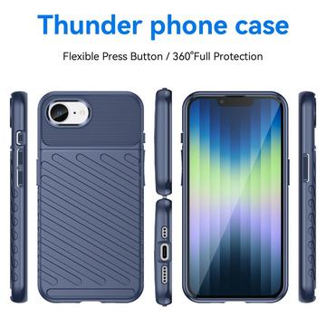 iPhone 16e/17e Thunder Series TPU Cover - Blå