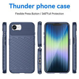 iPhone 16e/17e Thunder Series TPU Cover - Blå