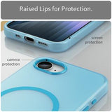 iPhone 16e/17e UltraGuard Matte MagSafe Cover - Blå