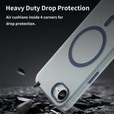 iPhone 16e/17e UltraGuard Matte MagSafe Cover - mørkeblå