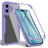 iPhone 17 360 Beskyttelse Cover - Lilla / Klar