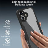 iPhone 17 360 Beskyttelse Cover - Blå / Klar