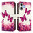 iPhone 17 Wonder Series Pung - Rosensommerfugle
