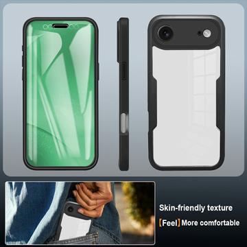 iPhone Air 360 Beskyttelse Cover - Grøn / Klar