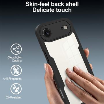 iPhone Air 360 Beskyttelse Cover - Lilla / Klar