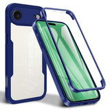 iPhone Air 360 Beskyttelse Cover - Blå / Klar