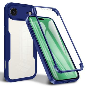 iPhone Air 360 Beskyttelse Cover - Blå / Klar