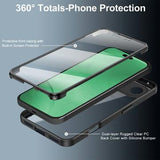 iPhone Air 360 Beskyttelse Cover - Blå / Klar