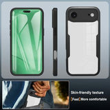 iPhone Air 360 Beskyttelse Cover - Blå / Klar