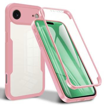 iPhone Air 360 Beskyttelse Cover - Pink / Klar