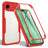 iPhone Air 360 Beskyttelse Cover - Rød / Klar