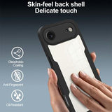 iPhone Air 360 Beskyttelse Cover - Rød / Klar